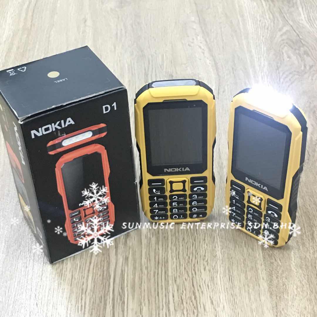 (Yellow)NOKIA D1 DUAL-SIM BASIC PHONE IMPORT REFURBISHED(READY STOCK)